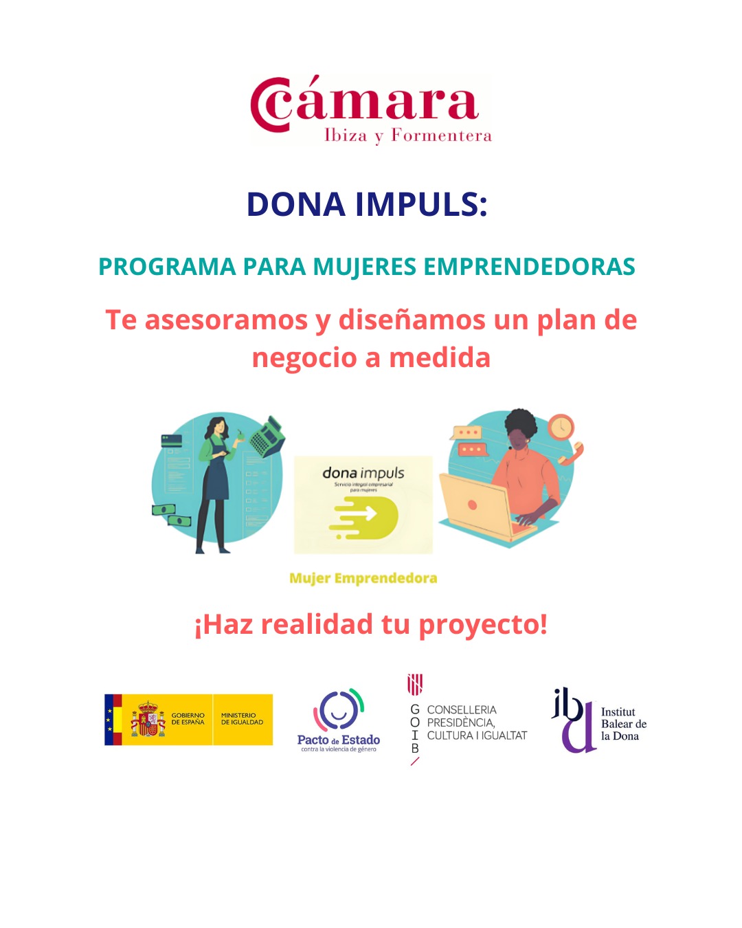 📢 DONA IMPULS 2025- PROGRAMA PARA MUJERES EMPRENDEDORAS✨ ¿Tienes una idea de negocio ¡Te ayudam